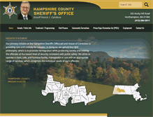 Tablet Screenshot of hampshiresheriffs.com